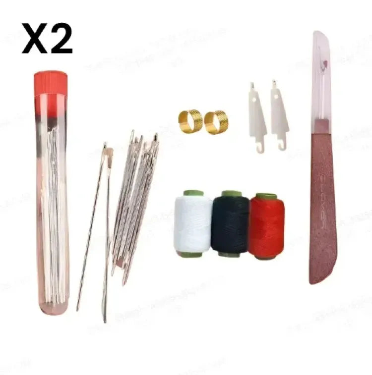 Complete Hand Sewing Tool Kit with Large-Eye Needles
