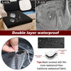 A side and B side views of a double layer waterproof fabric sofa cushion cover with an elastic edge.
