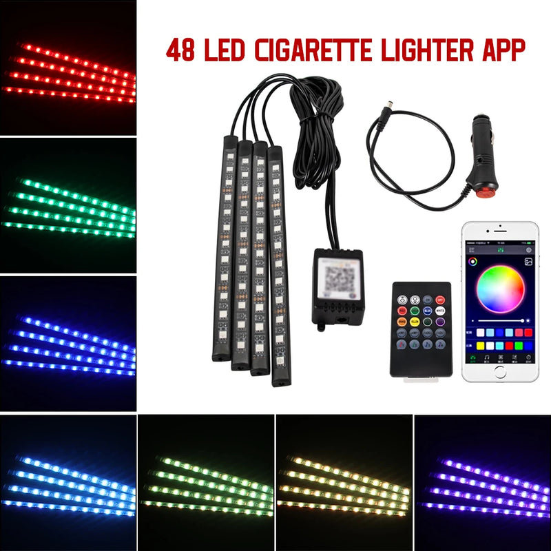Kabellose RGB-Ambientebeleuchtung mit Musiksync