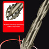Carbide Four-Blade Serrated Drill Bit Set 6-10mm for Tile, Ceramic, and Stone