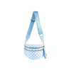 Women's Checkered Multi-Function Crossbody Waist Bag