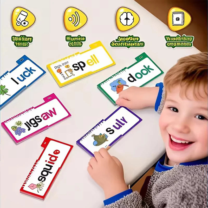 Interactive Reading Flip Book for Vocabulary and Phonics