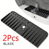 Foldable Silicone Faucet Splash Guard & Sink Mat