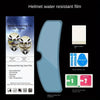 Universal Motorcycle Helmet Visor Rain & Fog Protection Film