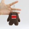 Adorable Domo Kun Plush Keychain – Kawaii Anime Charm for Bags & Keys