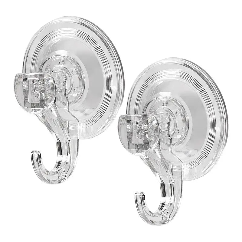 Heavy Duty Clear Suction Cup Hooks (10-Pack)