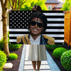 Michael Jackson Tribute Flag - Black American Tapestry Wall Hanging