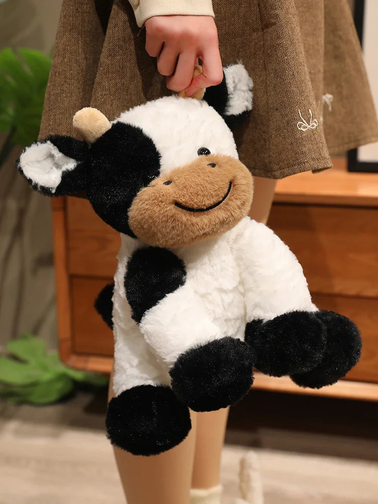 Huggable Plush Cow Toy – Super Soft Stuffed Animal for Kids & Adults