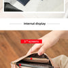Slim PU Leather Zip-Around Wallet with Card and Phone Pockets