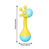 Cute Animal Baby Rattle with Soothing Sounds – Montessori Teether Toy for Newborns