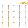 A set of twenty natural wood honey dipper sticks.