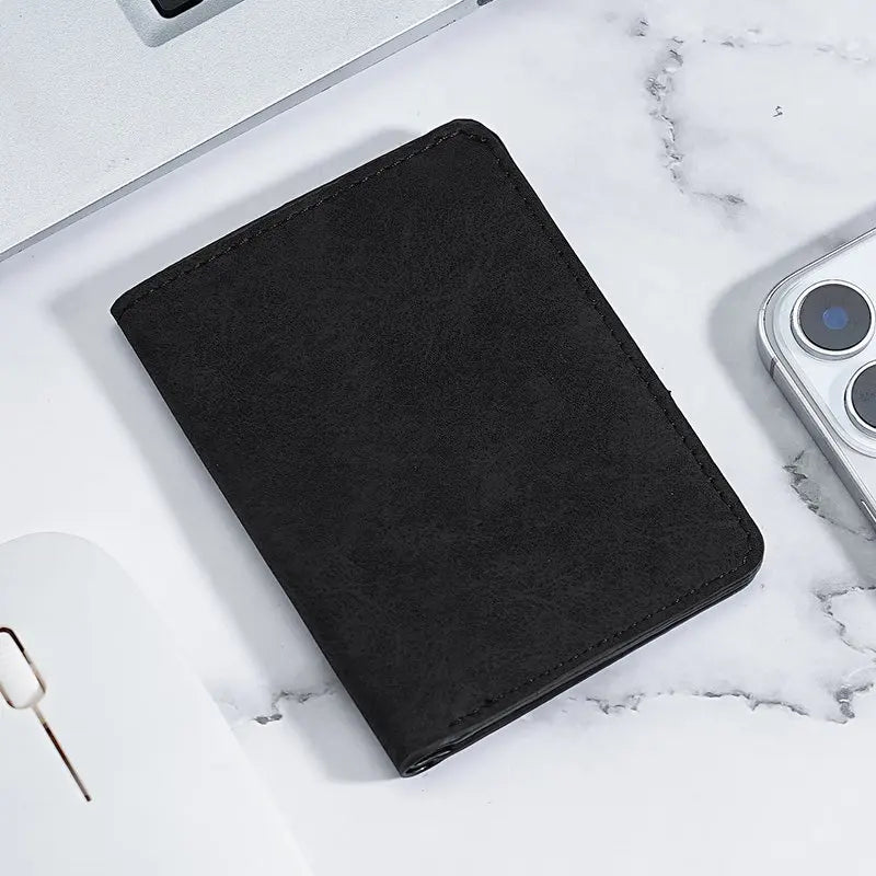 Slim Leather Card Holder Wallet