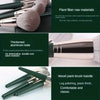 Set luxuriöser veganer Make-up-Pinsel aus Pflanzenfasern und verdickten Aluminiumröhren