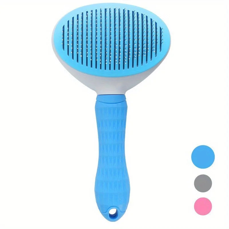 Brosse de toilettage auto-nettoyante en un clic pour animaux