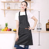Striped Kitchen & Work Apron with Adjustable Neck Strap