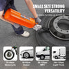 Handheld air blaster tool used to seat tire beads on various vehicles including motorcycles, sedans, MPVs, and light trucks.