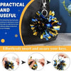 Colorful Cheerleading Pom Pom Keychain