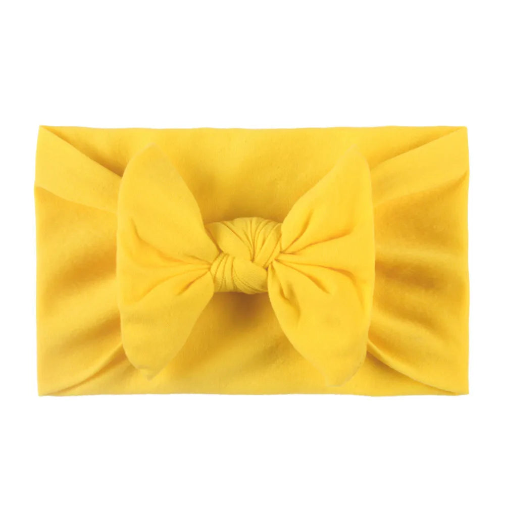 Soft Stretch Baby Bow Headbands