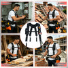 Work Suspenders with Detachable Phone Holder and Tool Belt Support
