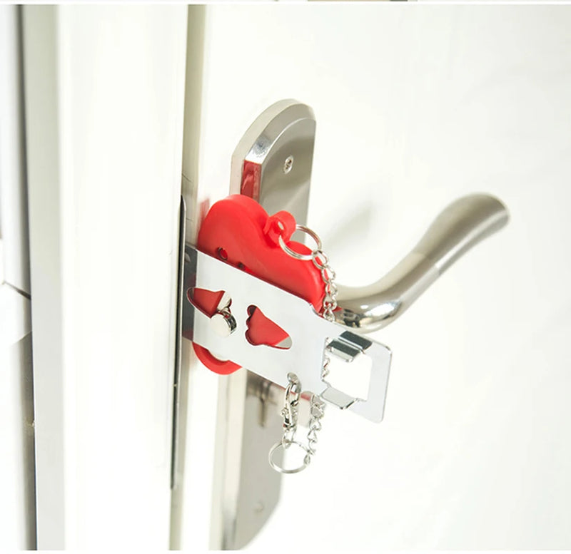 Tragbares Türsicherheits-Schloss für Reisen