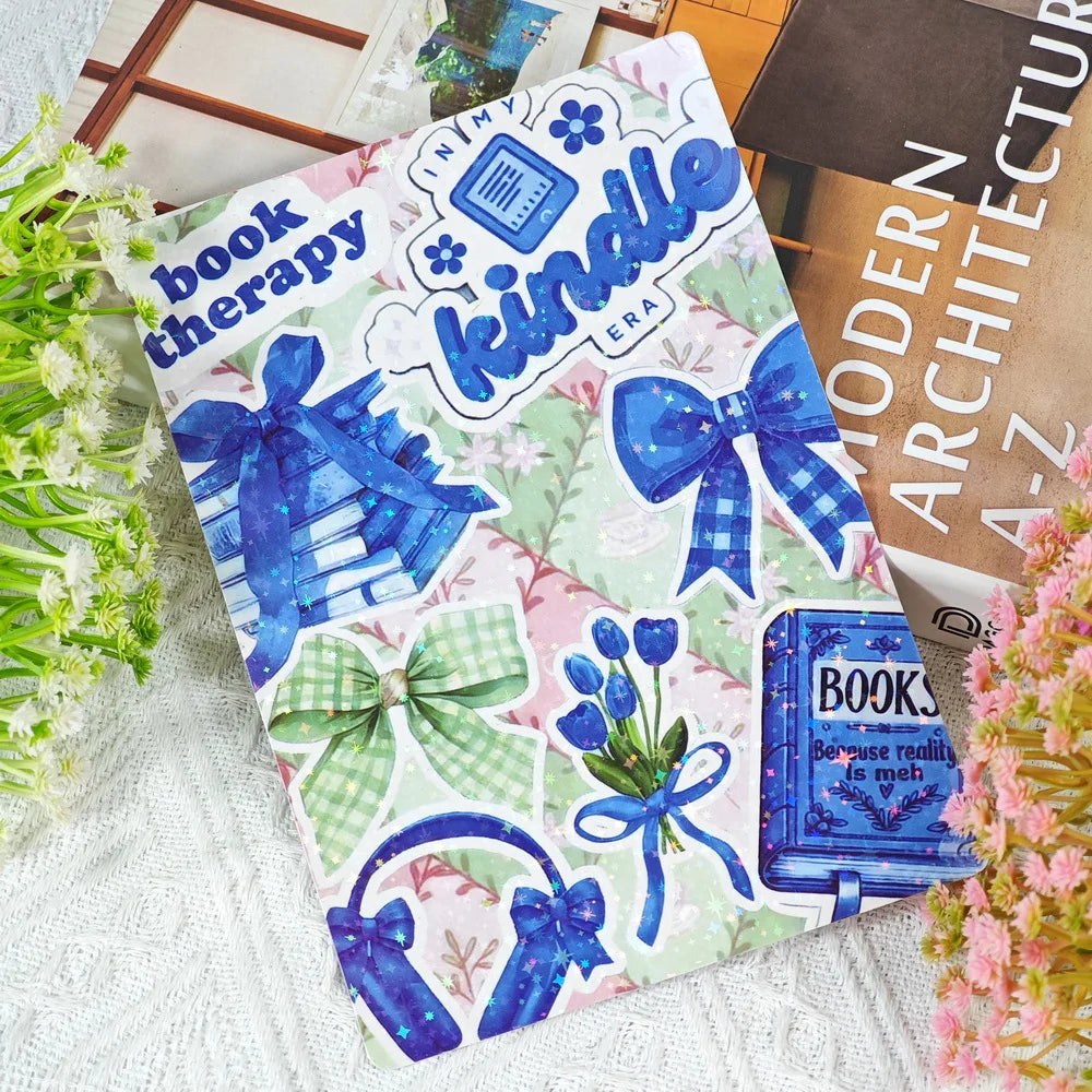 Cartoon Bow Design Insert Cards for Transparent Tablet Cases