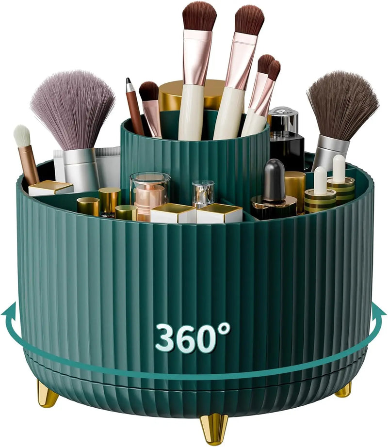 360° Rotating Makeup Brush Holder