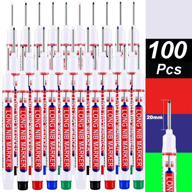 Waterproof Deep Hole Paint Markers for Metal & Woodworking