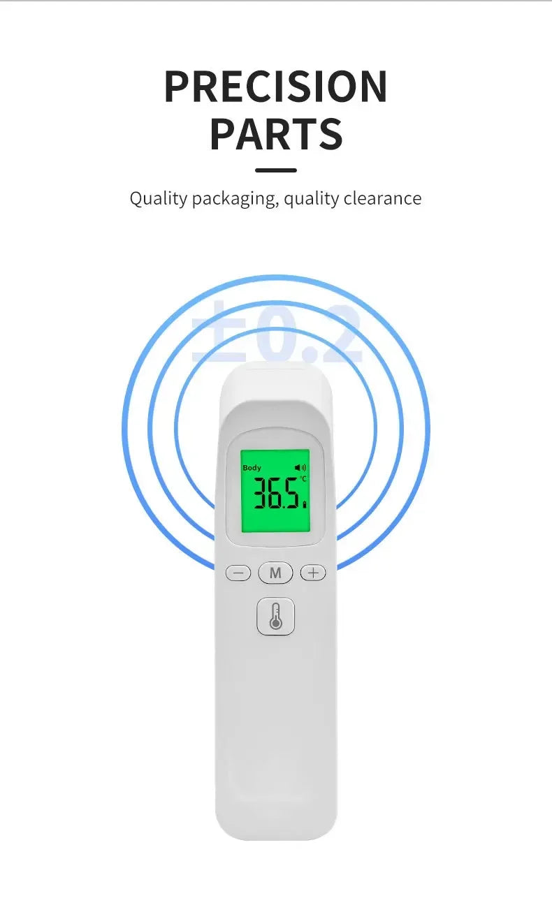 Digital Infrared Forehead Thermometer – Quick, Non-Contact Reading for All Ages