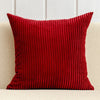 Soft Corduroy Striped Throw Pillow Cover