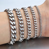 Classic Stainless Steel Cuban Link Bracelet