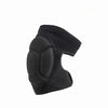 Black thick cushioned knee pads designed for gardening, work, and sports.