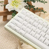 Crystal Clear Jelly Keycaps with Side-Printed Legends for Mechanical Keyboards