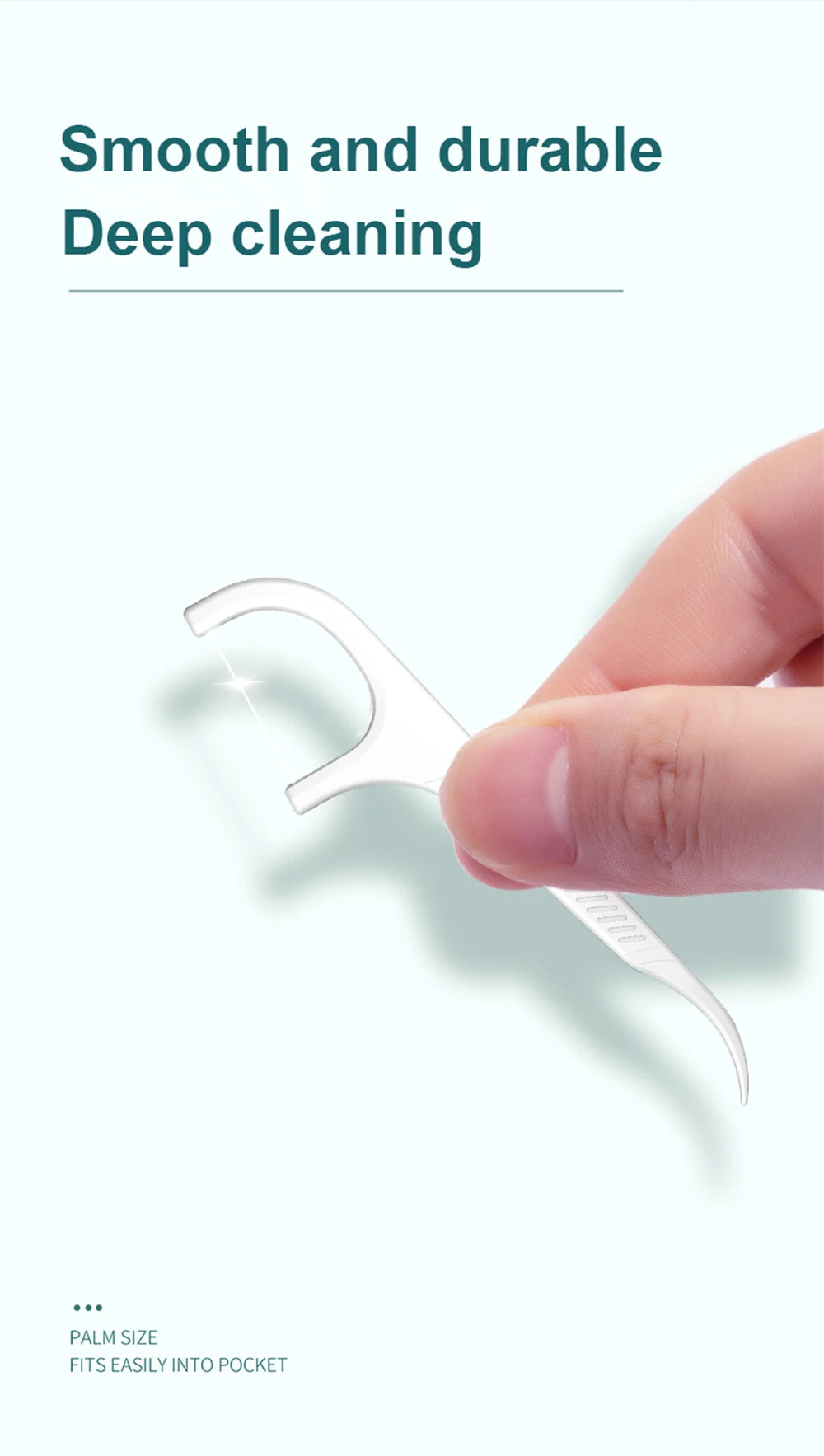 Pop-Up Dental Floss Dispenser with Refillable Storage Case