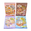 A set of three material books featuring 3D landscape stickers for scrapbooking and journaling.