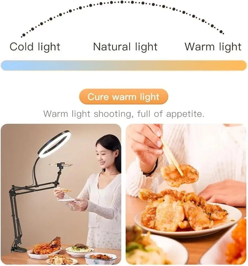 Soporte para Cámara Superior con Luz Anular