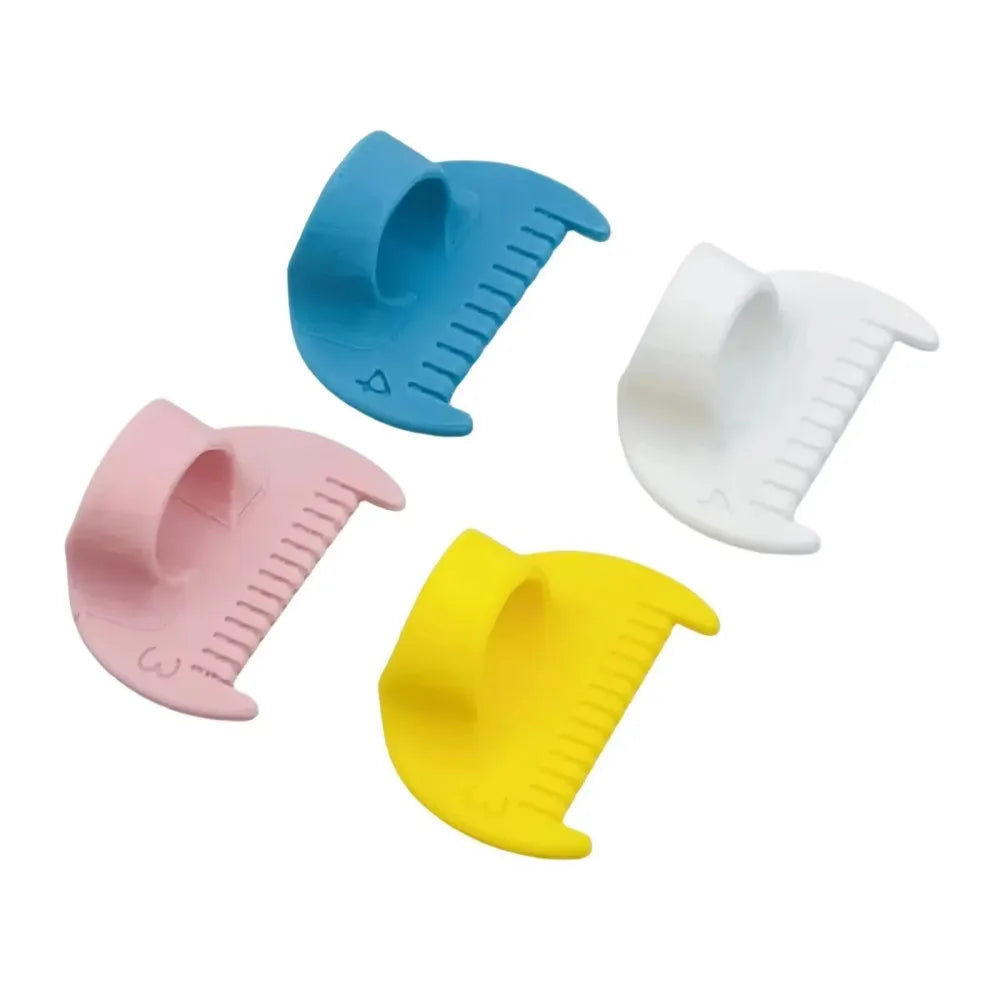 Adjustable Edge Stitching Stencils with Fabric Thimble for Sewing & Embroidery