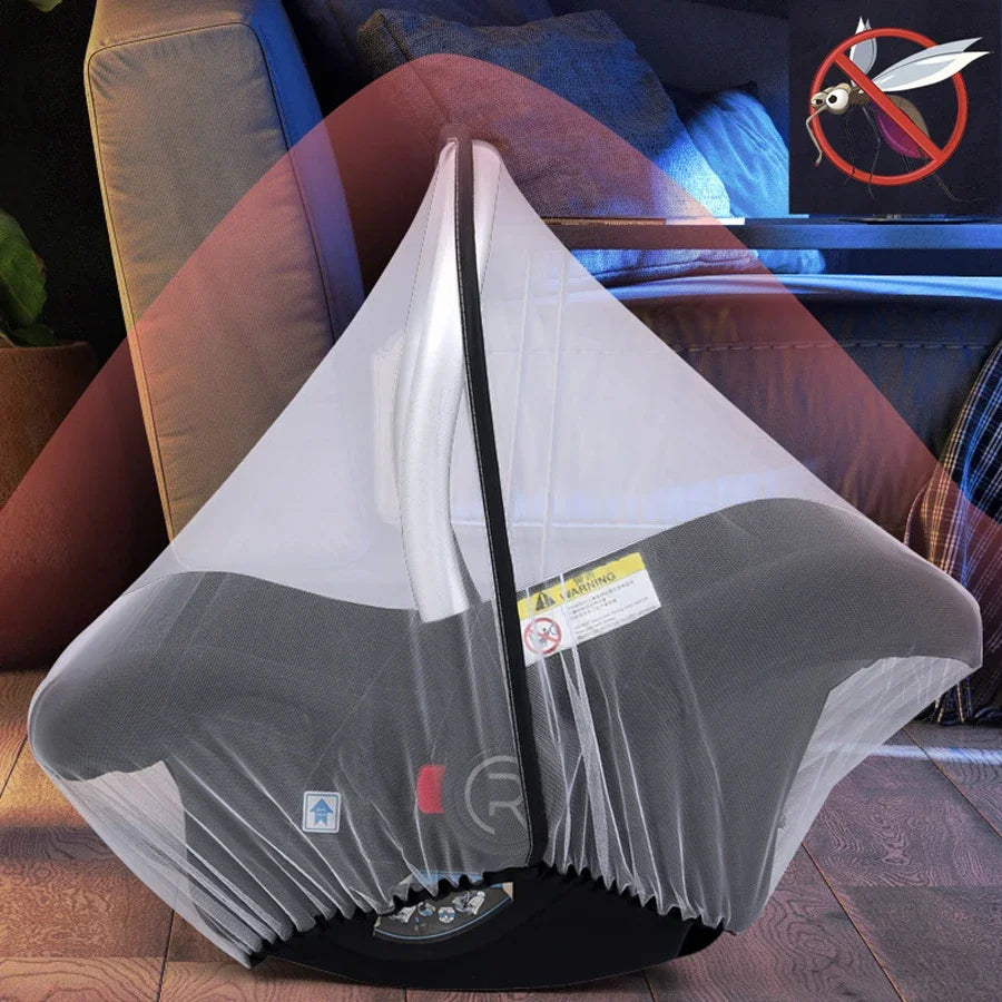 Universal Baby Stroller Mosquito Net with Elastic Edge