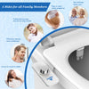 Non-Electric Bidet Toilet Seat Attachment