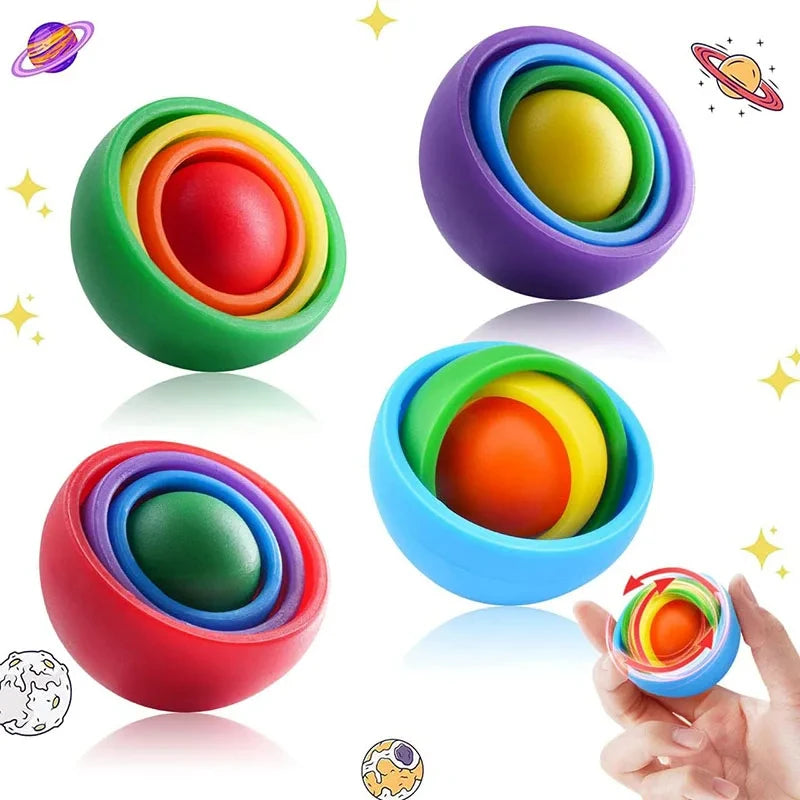 3D Rotation Fidget Ball Sensory Spinner