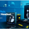 USB Gaming Headset with 7.1 Surround Sound and Noise-Cancelling Mic
