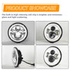 Classic 7 Inch Round LED Motorcycle Headlight