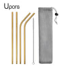 Reusable Stainless Steel Drinking Straws with Cleaning Brush