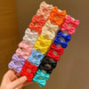 Dopamine Color Fabric Bow Hairpins for Girls