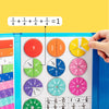 Wooden Magnetic Fraction Learning Book