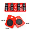 Heavy Furniture Moving Wheel Set with 360° Swivel Casters