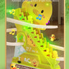 A yellow duck toy designed as an automatic ascending track for light music and climbing.