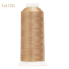 80-Color Polyester Embroidery Thread Set with Large 4000m Spools
