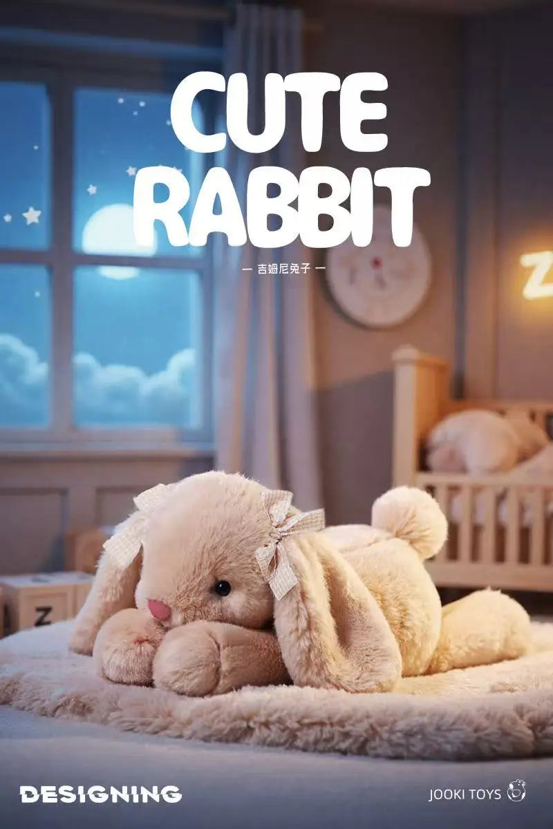 Adorable Shy Rabbit Plush Doll – Soft Cuddly Stuffed Animal