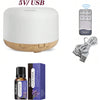 500ml Ultrasonic Essential Oil Diffuser with Remote Control