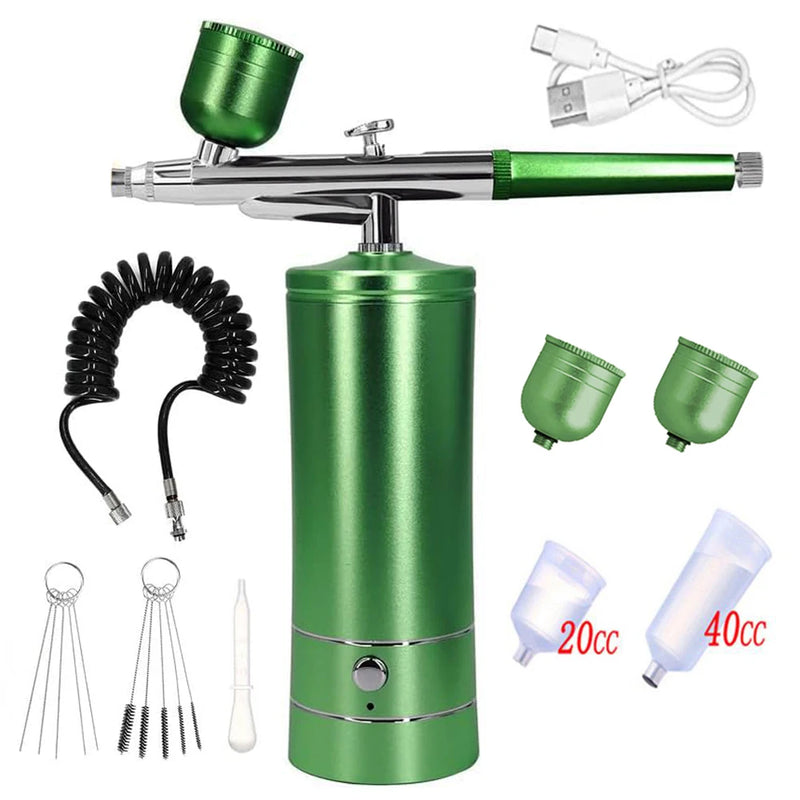 Kit de Aerógrafo Recargable y Portátil para Uñas